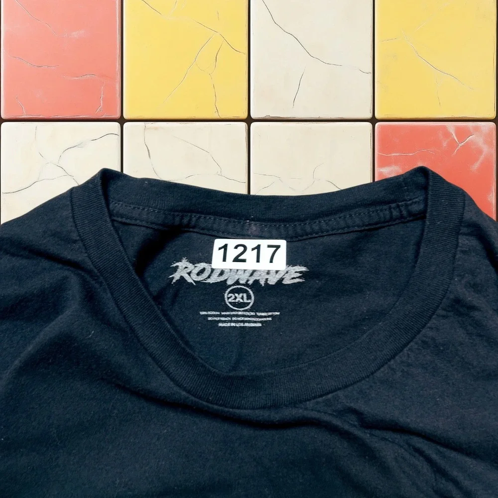 Y2K Rod Wave Beautiful Mind Tour Black Band Tee Mens 2XL Concert Music Merch Rap - Picture 5 of 14
